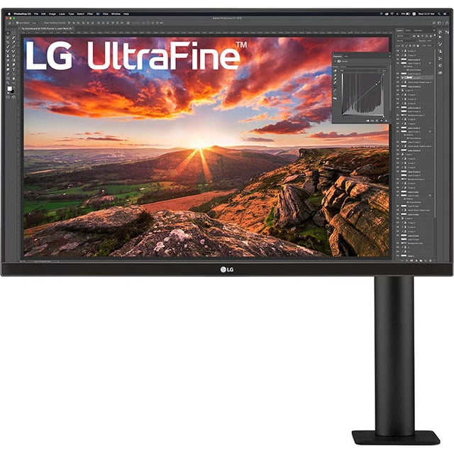 LG Ultrafine 31.5 4K Uhd Led LCD Monitor - 16:9 - Textured Black