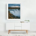 thumbnail image 2 of American Falls - Niagara Falls New York Photography White Framed Wall Art Print 16 x 20 inches, 2 of 3