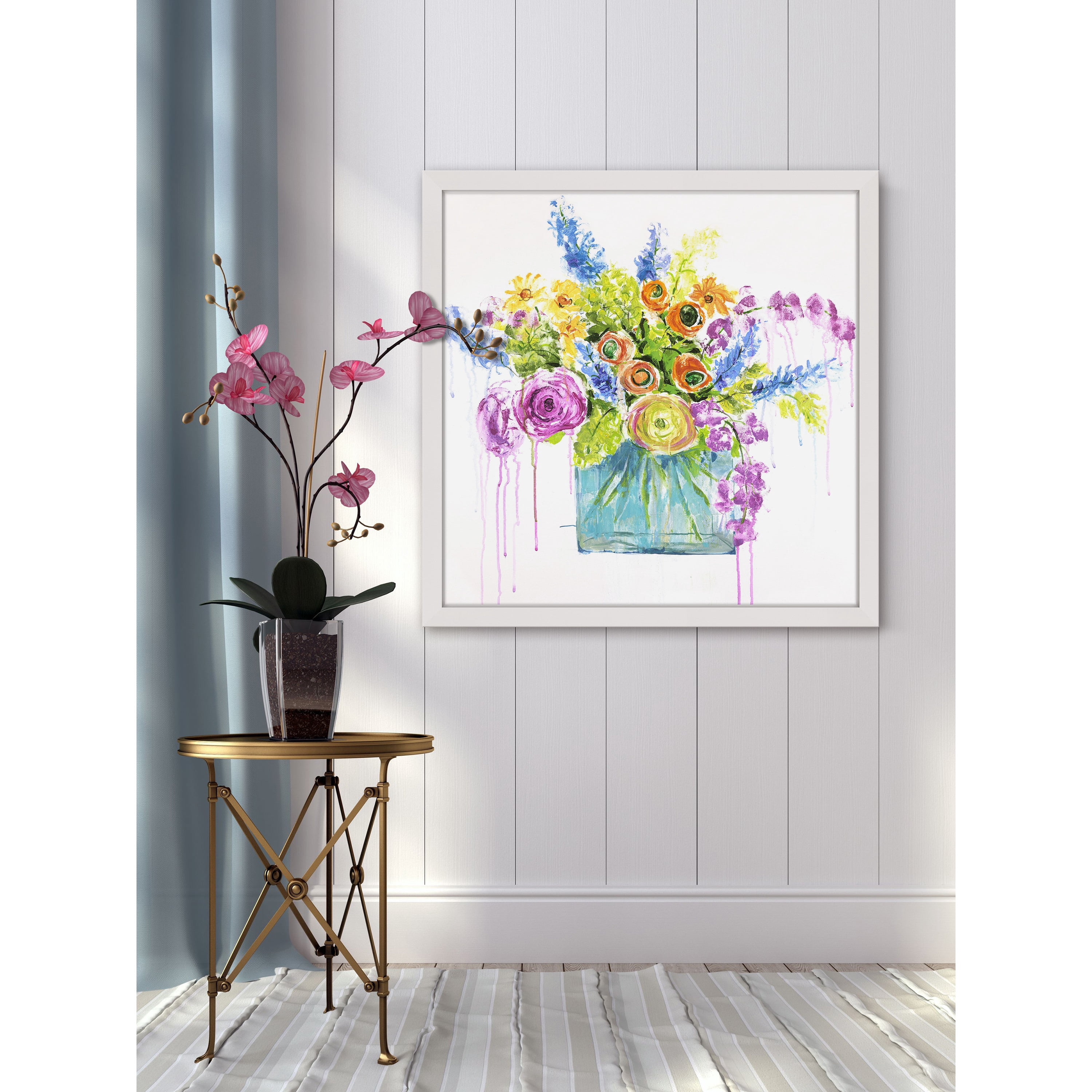 Marmont Hill - "Garden Bloom II" by Julie Joy Framed Painting Print