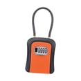 thumbnail image 1 of LOVIVER Key Lock Box Key Security Box Portable for Fence Railing Durable Lightweight Orange, 1 of 8