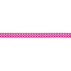 Wright S Bright Pink Grosgrain Swiss Dots