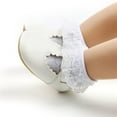 thumbnail image 5 of Gyratedream 0-18M Baby Girl Princess Leather Soft Crib Anti-slip First Walkers Shoes, 5 of 6