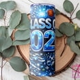 thumbnail image 2 of [NO STRAW] Class of 2026 20oz 30 oz Skinny Tumbler, Graduation Console Space Football Coffee Cup, Senior College Graduate Gift, 2 of 3