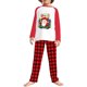 thumbnail image 5 of Traje familiar con pantalones largos cuello redondo diseño de Papá Noel ajuste holgado traje diario informal FLhrweasw Nuevo, 5 of 6