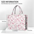 thumbnail image 3 of Large Capacity Tote Bag,Pioneer Flower Floral Print Pattern Handbag Fashion Luxury Tote Bag,15.7"x13"x 5.1" Inches,Laptop Compatible, 3 of 6