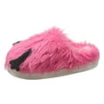 thumbnail image 6 of Cute Fuzzy Slippers for Women Indoor Outdoor Memory Foam House Shoes Furry Soft Warm Cozy Bedroom Foot Slip on, 6 of 8