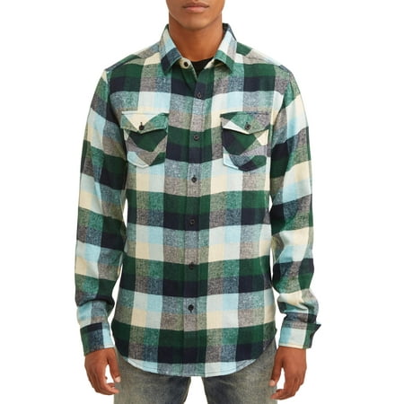 Gear Western Shirt - Blue Gear Men's Two Pocket Flannel Shirt