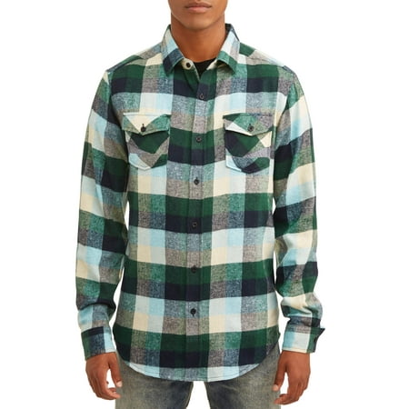 Blue Gear Men's Two Pocket Flannel Shirt (Best Mens Flannel Shirts)