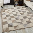 thumbnail image 4 of 5â€™ x 7â€™ Gray Triangle Indoor Outdoor Area Rug, 4 of 4