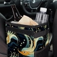 thumbnail image 6 of Sea Slug Leak-Proof Foldable Car Garbage Can with Lid and Hanging Storage Bag - Mini Trash Can for Car Trash Can, 6 of 6