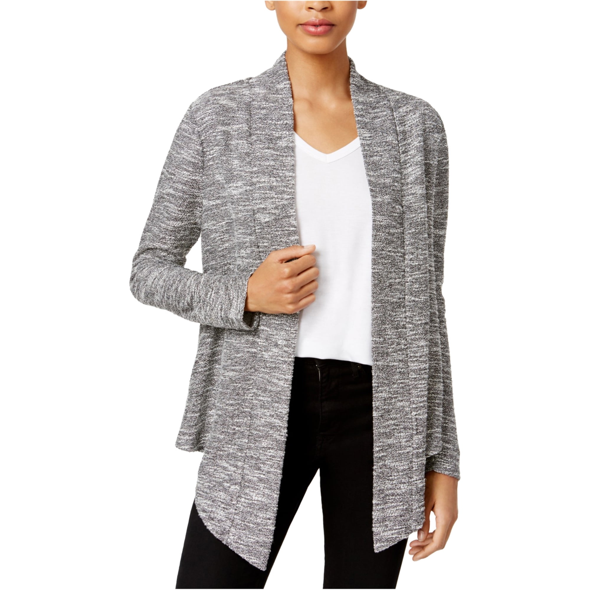 womens grey wool cardigan