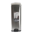 thumbnail image 3 of Hometrends 40 Liter Stainless Steel Hands Free Step Kitchen Trash Can, Durable Foot Pedal, Fingerprint-proof stainless steel finish Wastebasket, 3 of 7