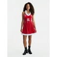 thumbnail image 2 of No Boundaries Santa Halter Dress, Women’s, 2 of 5