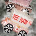 thumbnail image 2 of 4"H Sullivans Pink Wagon Train Christmas Ornaments Set of 2, Multicolor, 2 of 6