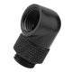 thumbnail image 4 of 90 Degree Angle Rotary Elbow Connector G1/4 Thread For Pc Water Cooling Black, 4 of 5