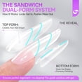 thumbnail image 3 of RAGUPEL Dual Forms for Nail Extension: Almond & Coffin Sandwich Dual Forms Work with Builder Gel & Polygel 2 Shapes 240Pcs 15 Sizes Reusable Clear Acrylic Molds Kit for Quick Manicure, 3 of 7