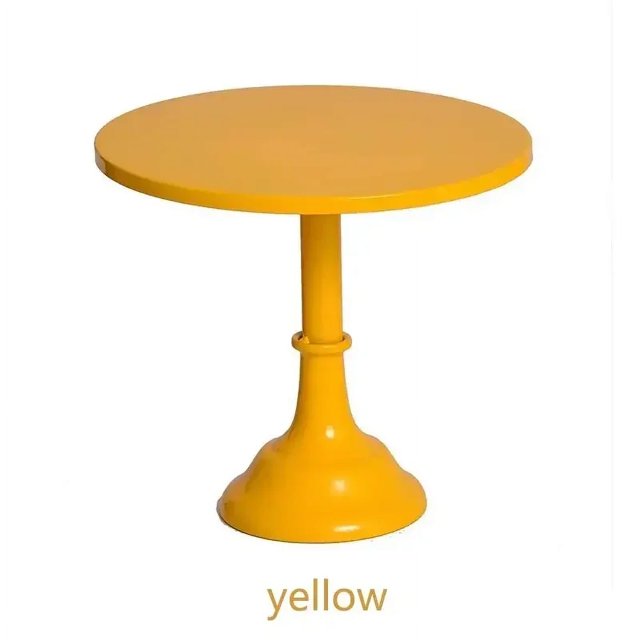Cake Stand Home Party Dessert Table Display Rack Dessert Cake Tray Cold Meal Tea Break Table Afternoon Tea Center Rack Metal yellow S M L 3 PCS SETS