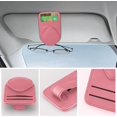thumbnail image 5 of BEMS-1 pieza (rosa) Soporte de gafas de sol de cuero para coche, gafas de sol de coche, 5 of 5