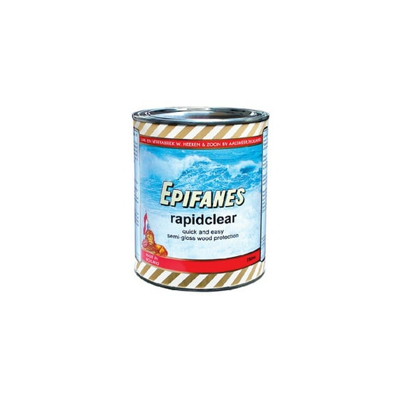 New Rapidclear / Rapidcoat Wood Finish epifanes Rcc750 RapidClear Clear Satin 750 ml
