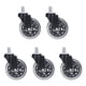 thumbnail image 1 of Caster 5 PCS Silla Girada Rueda De 3 Pulgadas 360 Grados Ruido Sin Ruido De Silla Recta Resistente A Rasguños Para Oficina Para La Oficina, 1 of 7
