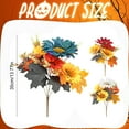 thumbnail image 3 of Jierger 13.77 Inch Thanksgiving Decorations Halloween Bouquet Thanksgiving Fall Bouquet Border Room Indoor Dress Up Christmas Decoration, 3 of 6