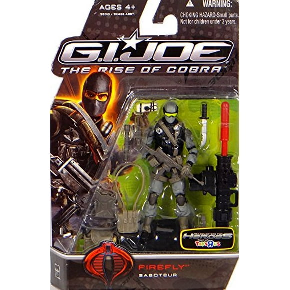 G.I. Joe l'Ascension du Cobra 3 3/4" Figurine d'Action Exclusive Saboteur de Luciole