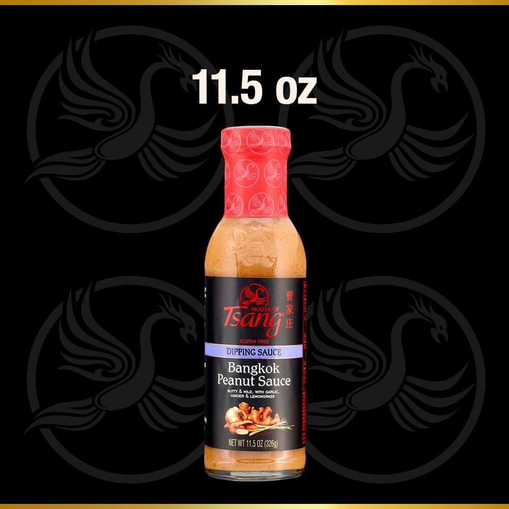 House of Tsang Bangkok Peanut Dipping Sauce 11.5 oz. Bottle