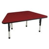 ECR4Kids Trapezoid Table 30"x60"