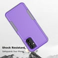 thumbnail image 7 of Takfox Shockproof Silicone Plastic Rugged Cell Phone Case for Samsung Galaxy A14 5G, Purple, 7 of 7