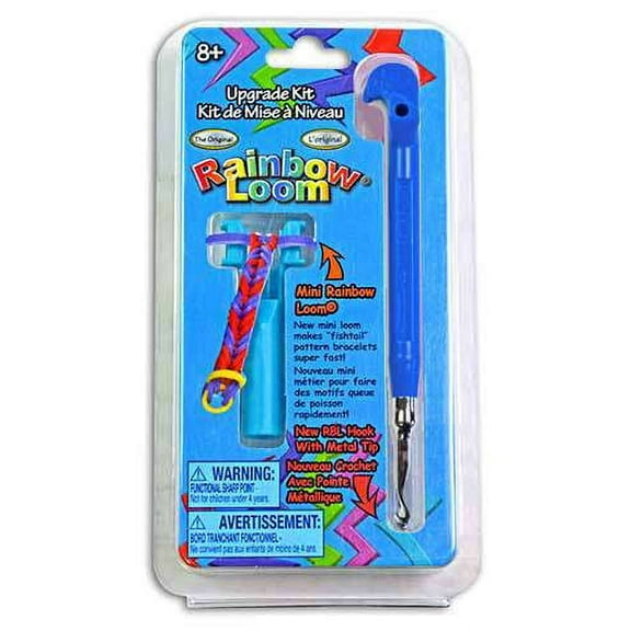 Rainbow Loom Upgrade Kit - Blue Metal Hook
