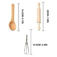 thumbnail image 3 of Daily Qaailabf 20pc Kids Cooking And Baking Set Kitchen Costume Pretend Role Play Kit Apron Hat, 3 of 6