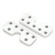 thumbnail image 2 of Soporte plano para rodamientos, 2 piezas, rodamientos con ranura en V, accesorios robóticos planos, soporte para rodamientos con ranura, salida de alta intensidad NikouMX herramienta, 2 of 8