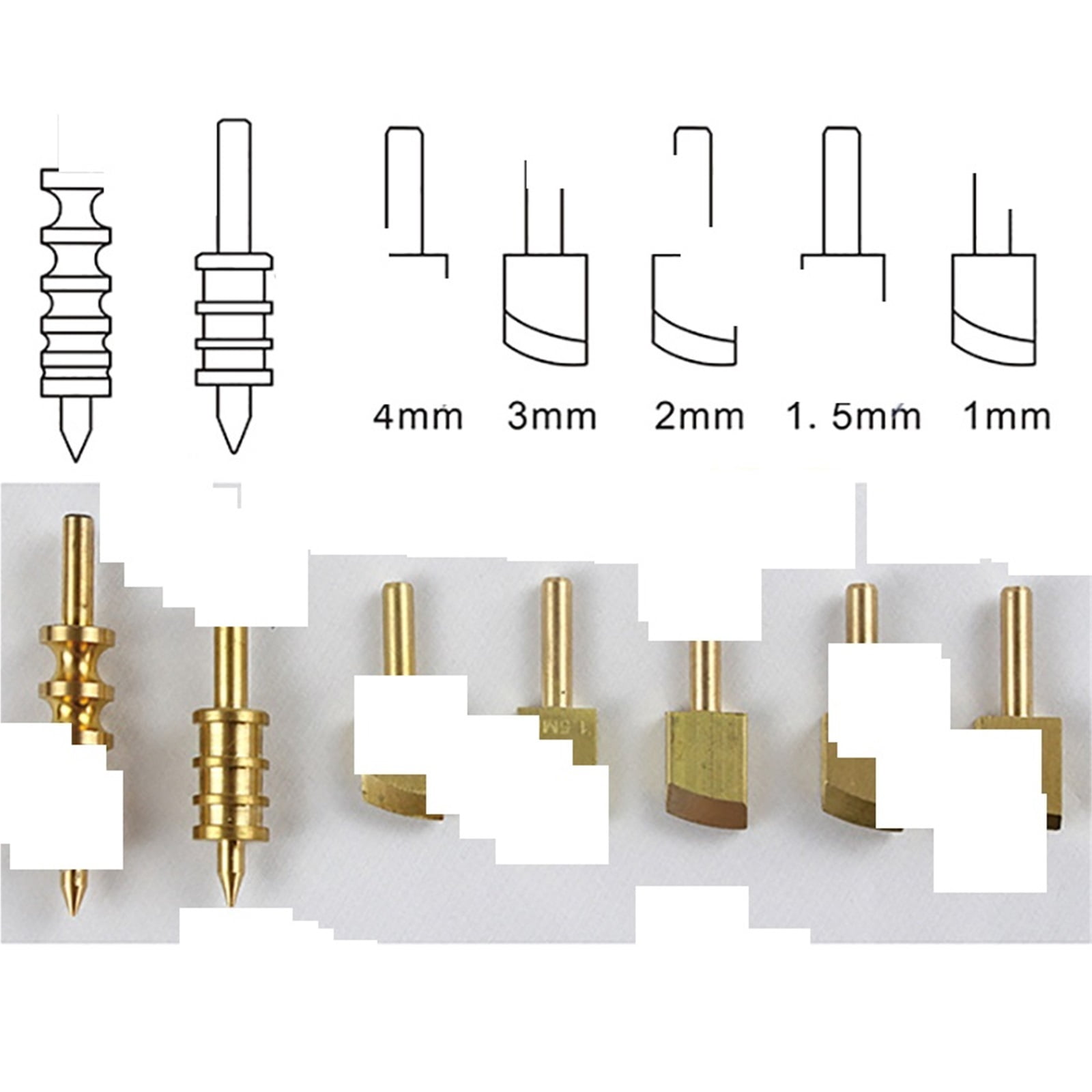 Hot Leather Edge Creaser Machine Brass Stamp Heater Grooving Iron Edge Sealing Tools Leathercraft Stamping 72W ,Fast-Drying Ink with Crisp Output