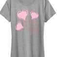thumbnail image 3 of Spongebob Squarepants - Heart Bubbles - Women's Short Sleeve Graphic T-Shirt, 3 of 6