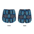 thumbnail image 5 of Lsque Turtle Printed Women's Running Shorts with Liner Pockets,Elastic Quick Dry Workout Athletic Gym Yoga Shorts,Womens High Waist Shorts-X-Large, 5 of 9