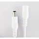 thumbnail image 3 of Cable de extensión de 2,5 m CC de 12 V, 5,5 mm x 2,1 mm, CC de 0 a 36 V, macho a hembra, para monitor de coche, cámara CCTV, tira de LED, color blanco, 3 of 5