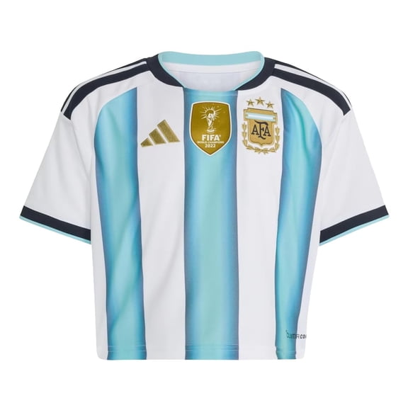 adidas Women's Soccer Jersey Argentina 26 Home Cropped Replica Extra Small