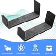 thumbnail image 4 of 1Pair Hot Surfboard SUP Mount Rack,Kayak Boat Wall Rack Black, 4 of 5