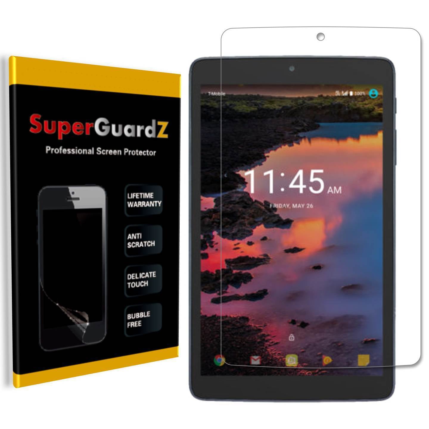 For Alcatel A30 Tablet Anti-Fingerprint Tempered Glass Screen Protector 