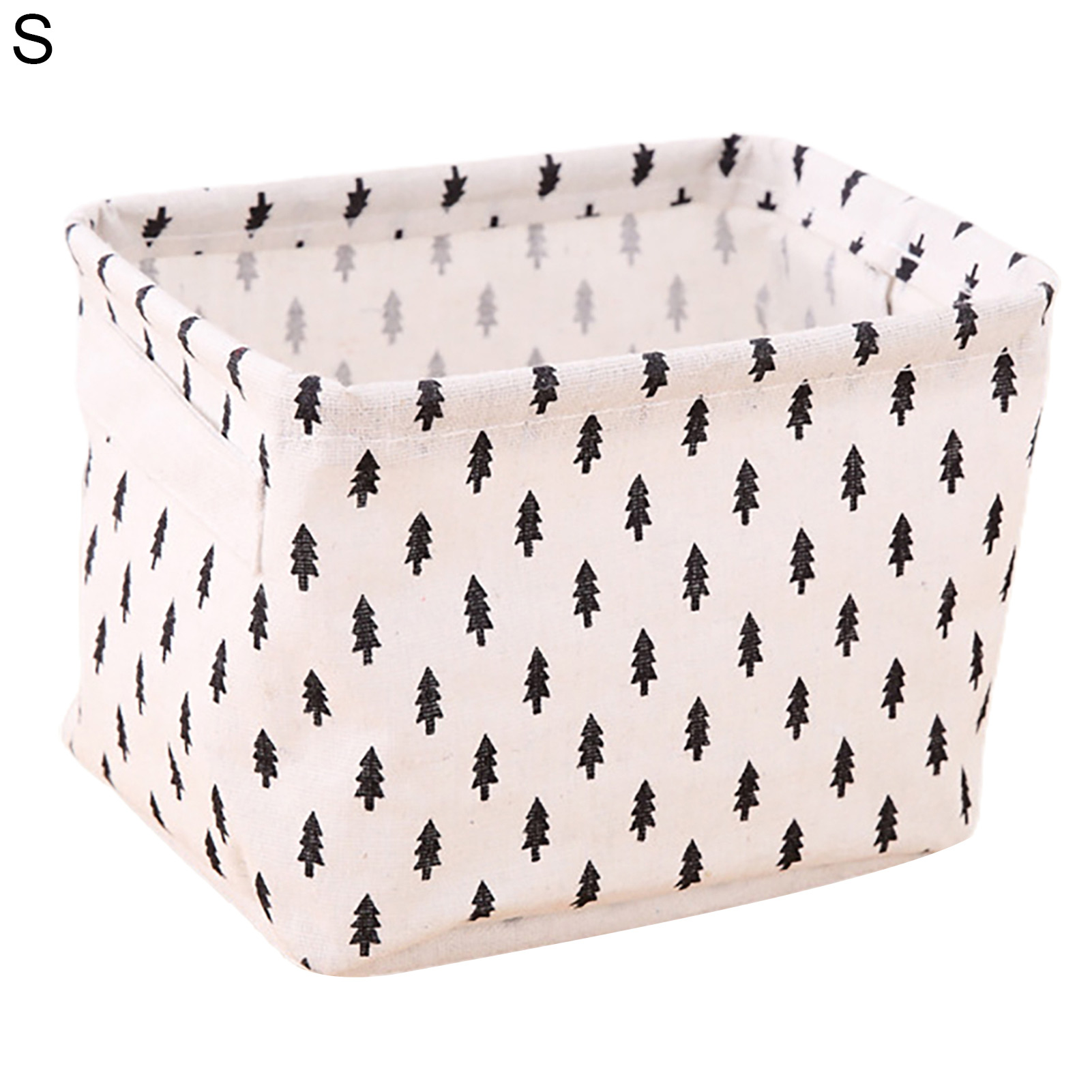 HEVIRGO Decorative Storage Bin with Handle Cotton Flax Widely Usage