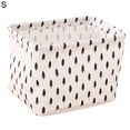 thumbnail image 2 of Dream Lifestyle Foldable Storage Bin Basket,Foldable Container Fabric Storage Baskets with Handle, Large Capacity Cotton Flax Storage Organizer for Makeup Book Baby Toy and More, 2 of 8