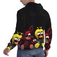 thumbnail image 4 of Lsque Five Nights At Freddy'S Pattern Casual Men's Hoodie,Hooded Sweatshirt with Kangaroo Pocket,Pullover Hoodie-4X-Large, 4 of 8