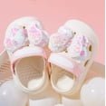 thumbnail image 5 of Hjtefg Girls' Cartoon Sandals, Toddler Cute Openwork Footwear, Lightweight Breathable Shoes for Kids, Openwork Toddler Footwear,Color: White Size: 3.5-4 Years, 5 of 7