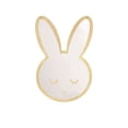 thumbnail image 2 of QuanTara Easter Bunny Shaped Wall Mirror, Cute Acrylic Decorative Mirror with Gold Outline for Home & Party Decor, Hanging Bunny Head Mirror (9.45x6.3in), 2 of 6