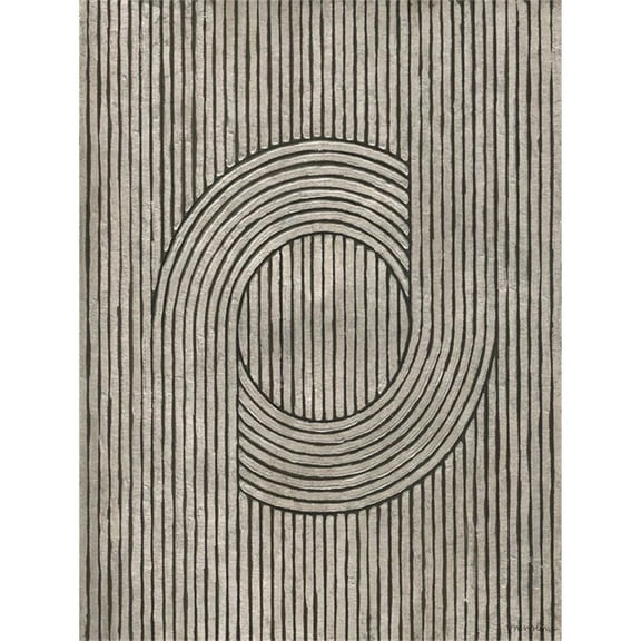 Giant Art 72x54 Cedar Grooves III Fine Art Giant Canvas Print in Multi-Color