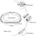 thumbnail image 4 of Cylinder Cremation Bracelet for Ashes Adjustable Manmade Braided Cremation Memorial Urn Bracelet / Stainless Steel Keepsake Urn Bracelet for Ashes, 4 of 6
