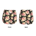thumbnail image 5 of Lsque Rose Flowers Printed Women's Running Shorts with Liner Pockets,Elastic Quick Dry Workout Athletic Gym Yoga Shorts,Womens High Waist Shorts-X-Large, 5 of 9