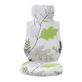 thumbnail image 2 of de silla de oficina elásticas Funda de asiento de sillón de silla de ordenador de cojín de asiento de silla Blanco verde Soledad Funda de asiento de oficina, 2 of 7