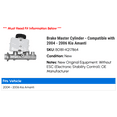 thumbnail image 2 of Brake Master Cylinder - Compatible with 2004 - 2006 Kia Amanti 2005, 2 of 2