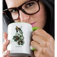 thumbnail image 2 of 3dRose, Mourning Dove by John James Audubon, 15oz Two-Tone Green Mug, 2 of 7